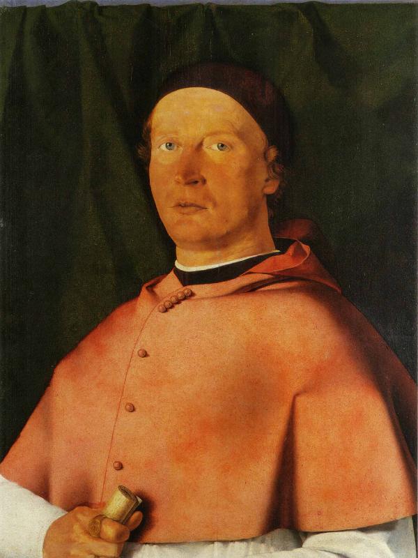 Lorenzo Lotto Portrait of Bishop Bernardo de Rossi oil painting image